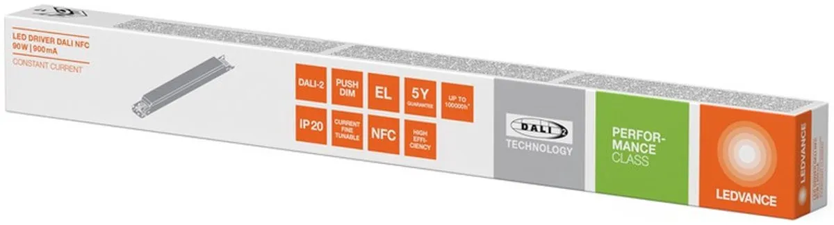 LEDVANCE LED Driver DALI NFC Performance 90/200-900/220 L - IP20