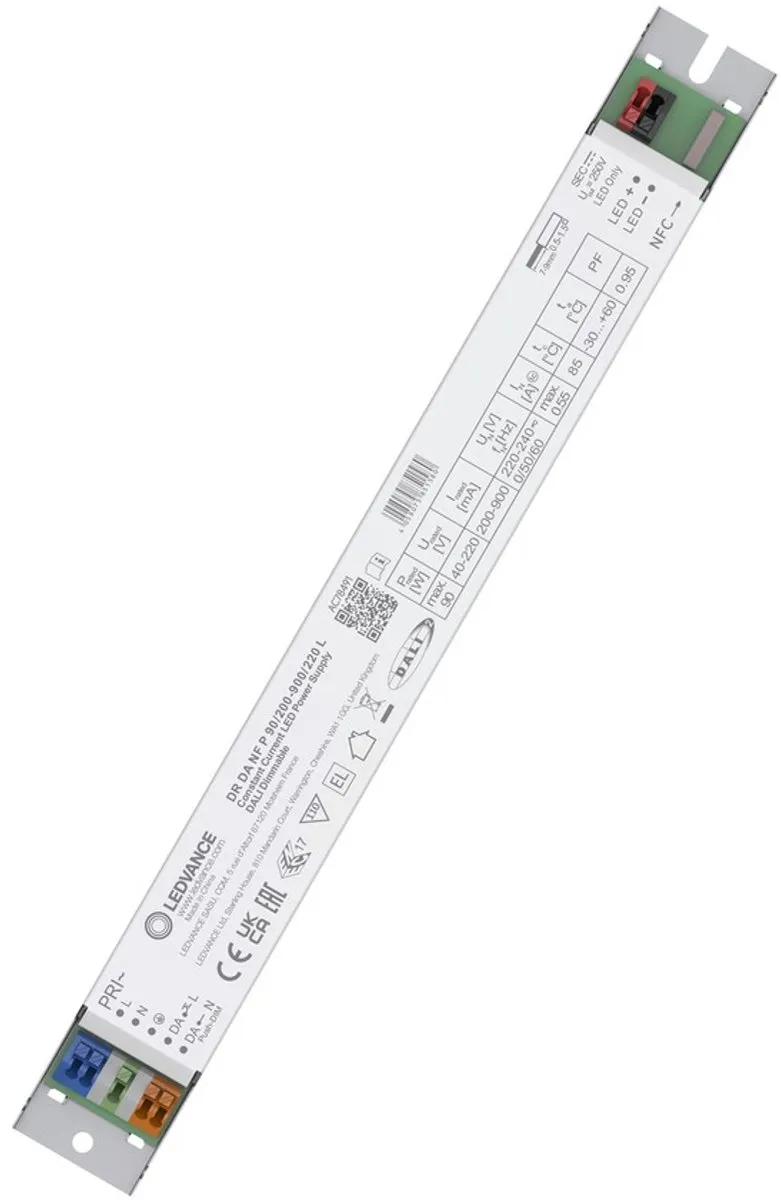LEDVANCE LED Driver DALI NFC Performance 90/200-900/220 L