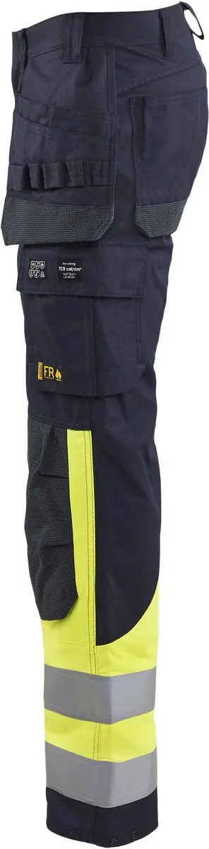 Blåkläder Multinorm Werkbroek Inherent 1489-1512 - 64 - Marine/High Vis Geel