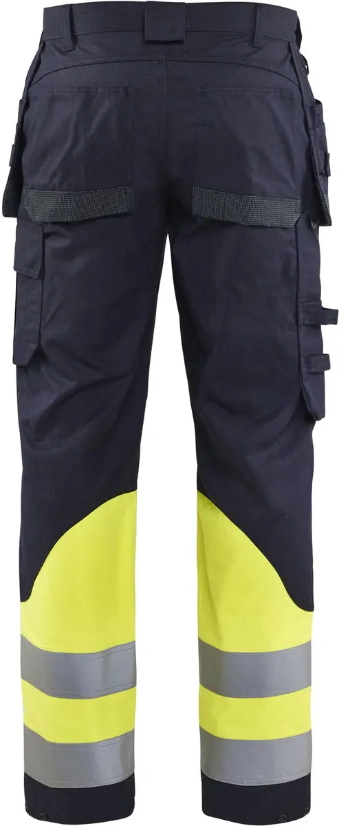 Blåkläder Multinorm Werkbroek Inherent 1489-1512 - 64 - Marine/High Vis Geel