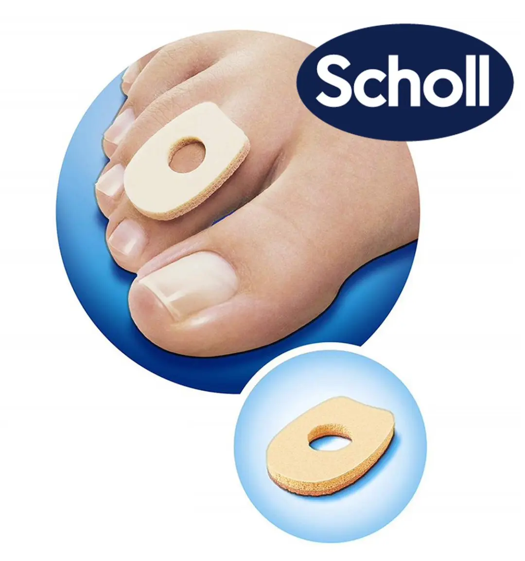 Scholl Likdoorn Beschermringen Schuim - 9 Stuks