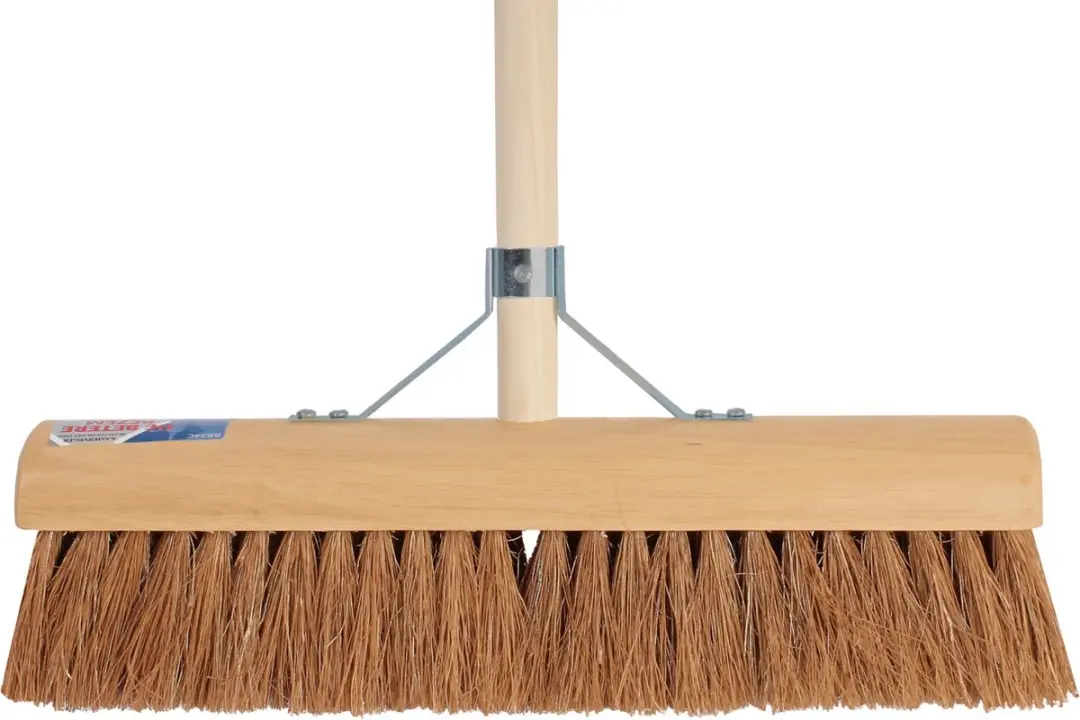 Talen Tools Bezem Cocos 30cm - Steel 150cm Meerkleurig