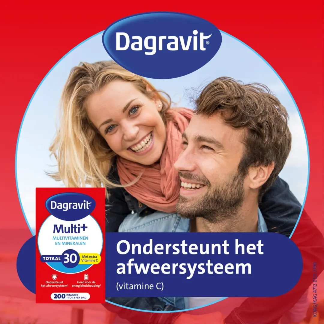 Dagravit Totaal 30 Multivitaminen 200 Dragees