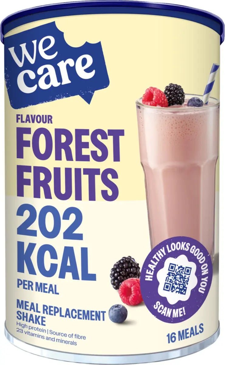 weCare Meal Replacement Shake Forest Fruit - 6x436g