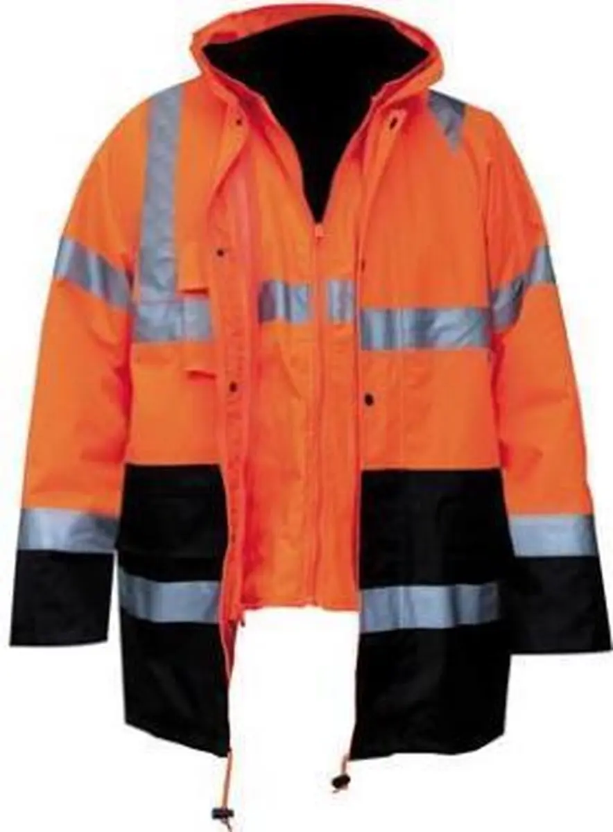 Oxxa M-Wear 0981 4-in-1 Parka - 4XL - Oranje/Marineblauw