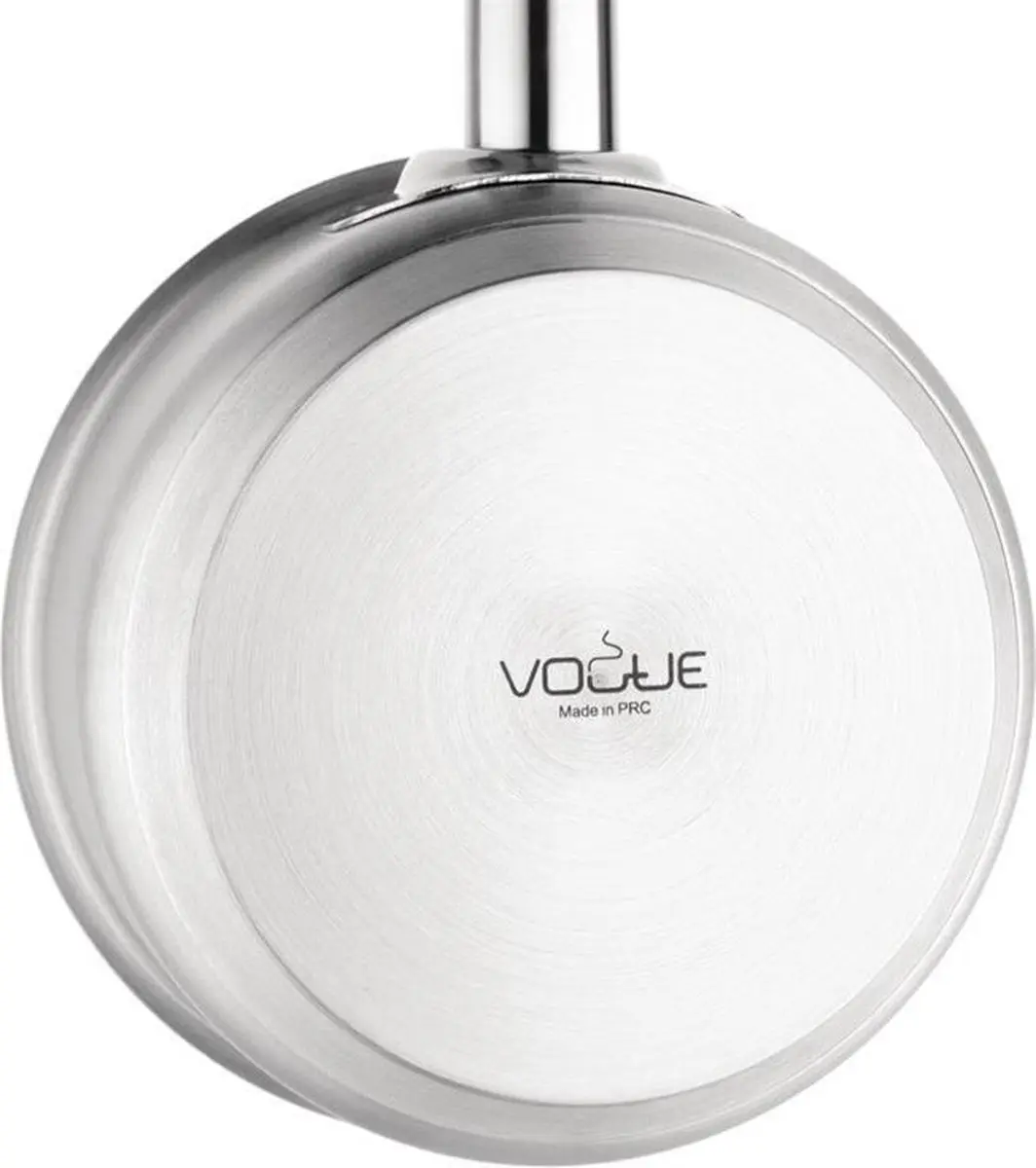 Vogue M922 RVS Steelpan 0,9L - Inductie - Grijs