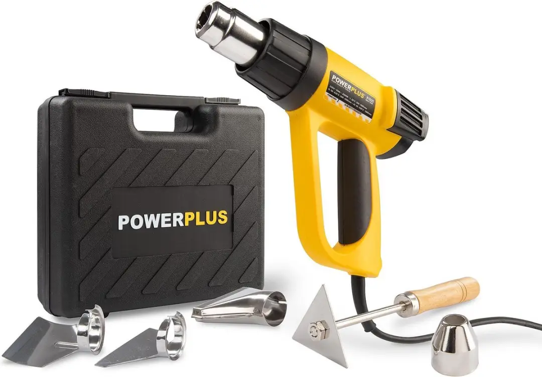 Powerplus POWX1025 Heteluchtpistool 2000W - LCD - 50°C-630°C - afbeelding 6 van 6