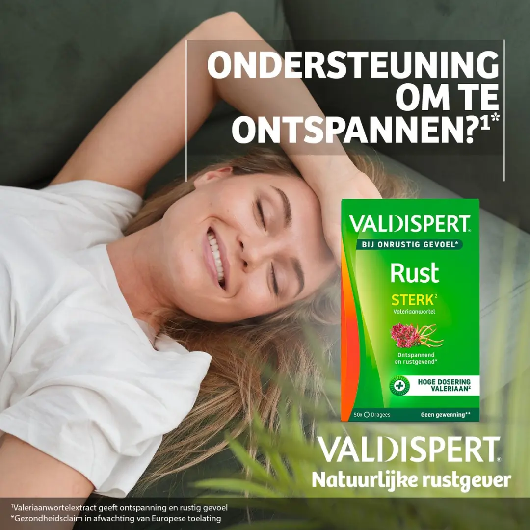 Valdispert Rust Sterk Valeriaan 50 Tabletten