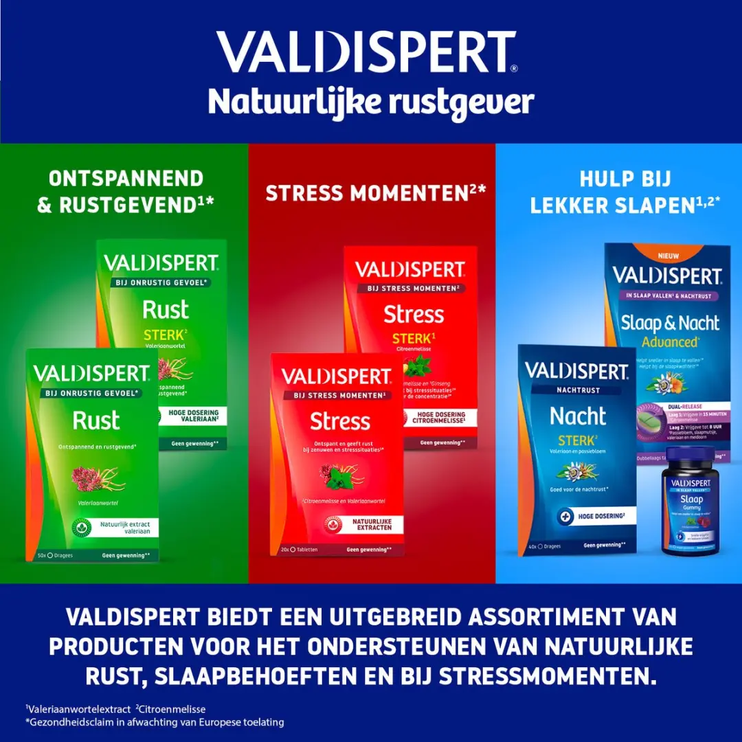 Valdispert Rust Sterk Valeriaan 50 Tabletten