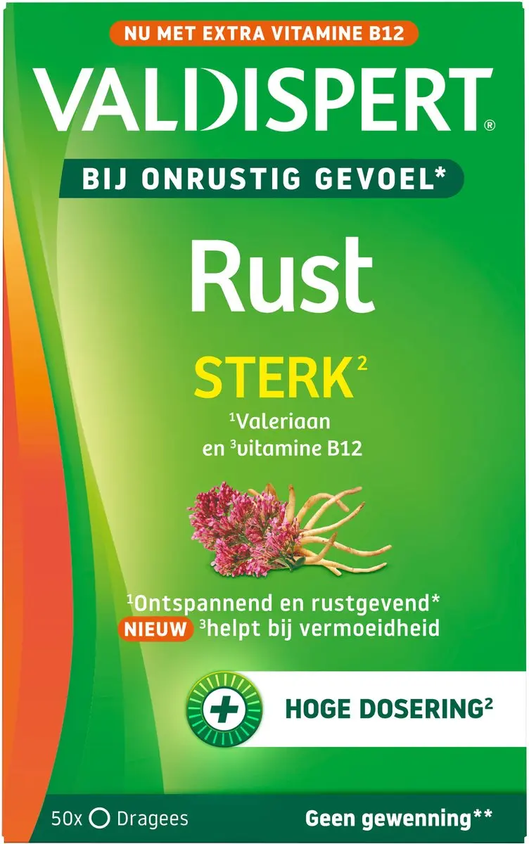 Valdispert Rust Sterk Valeriaan 50 Tabletten