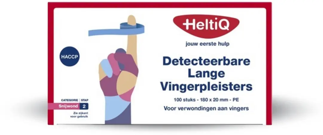 Heltiq Detecteerbare Vingerpleisters 120x20mm