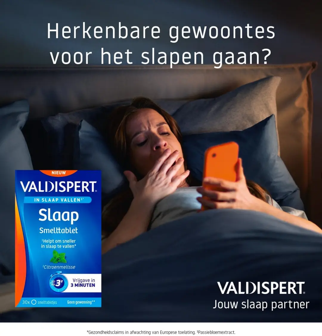 Valdispert Slaap Smelttablet Citroenmelisse - 30 Stuks