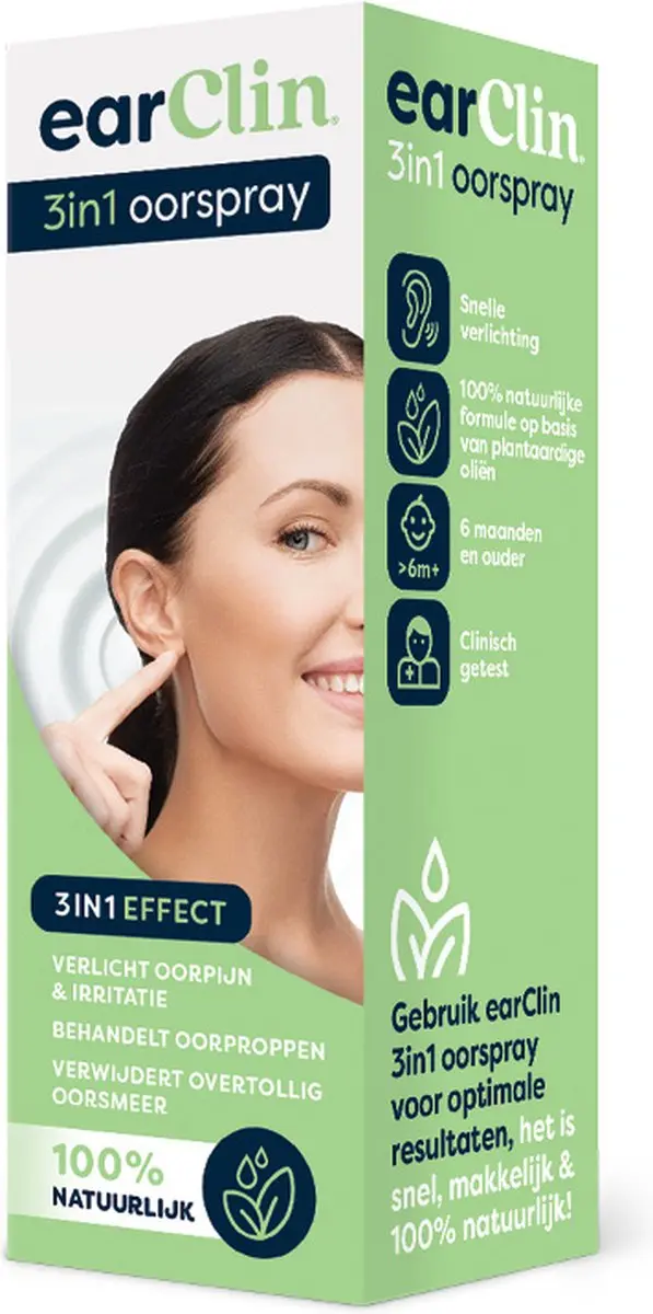 EarClin Oorspray 3in1 20ml
