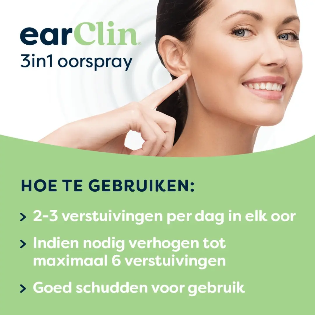 EarClin Oorspray 3in1 20ml