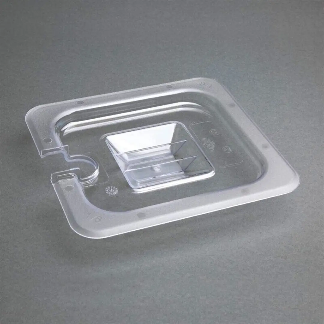 Vogue Polycarbonaat Deksel GN 1/6 U254 - Transparant