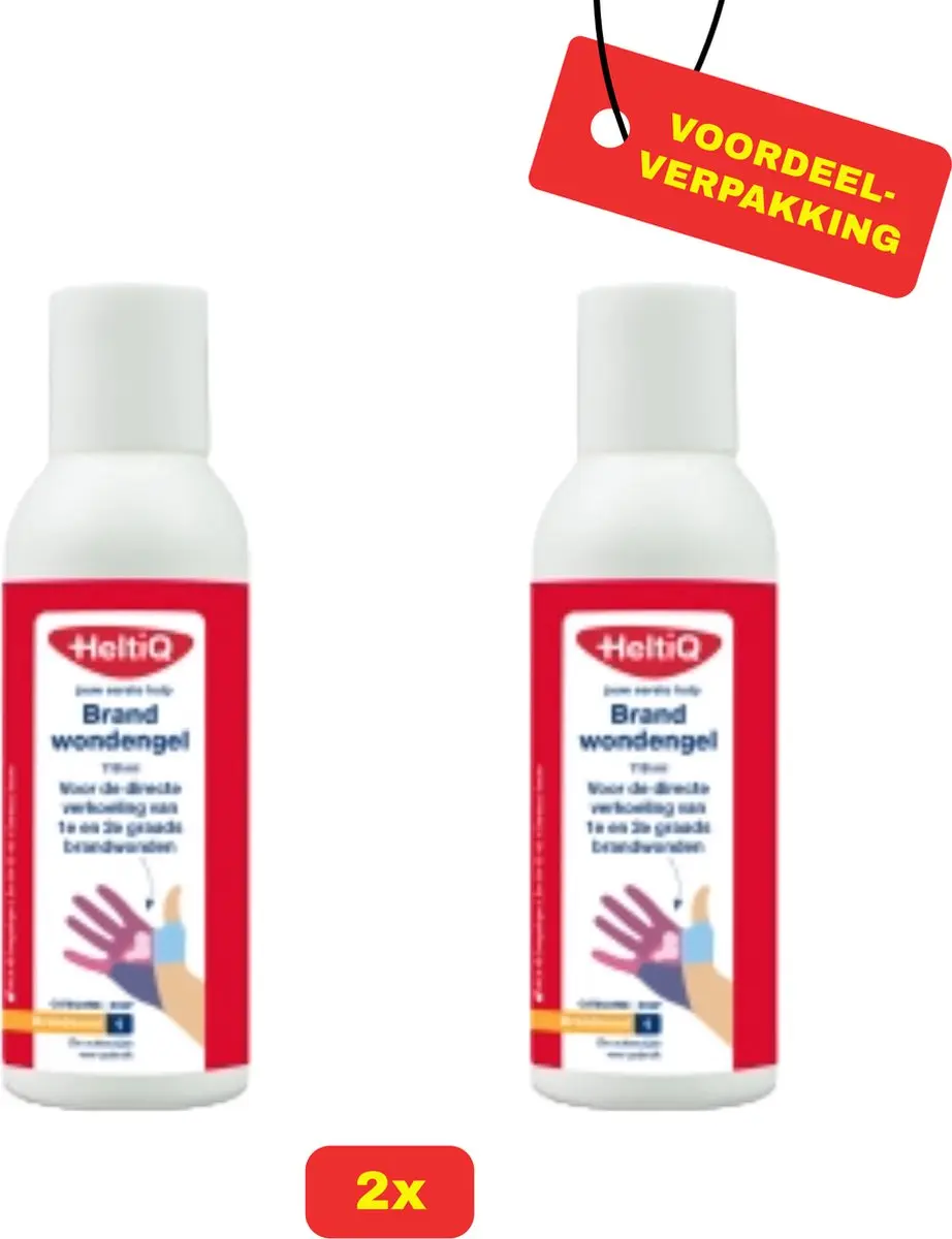 HeltiQ Brandwondengel 2x118ml