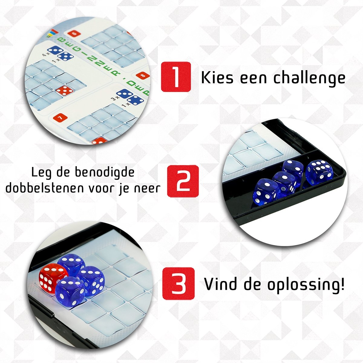 999 Games - D-Iced - Breinbreker - Coole, uitdagende puzzel - Stimuleert het logisch denkvermogen - Educatief spel - Denkpuzzel - Solo spel - Klein cadeautje