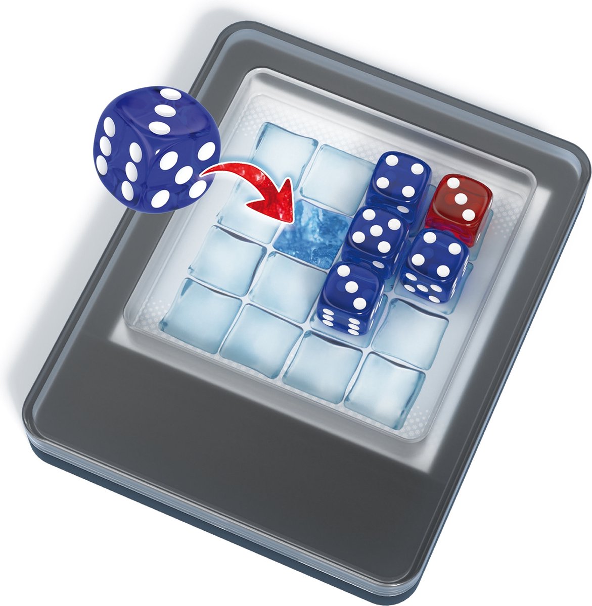 999 Games - D-Iced - Breinbreker - Coole, uitdagende puzzel - Stimuleert het logisch denkvermogen - Educatief spel - Denkpuzzel - Solo spel - Klein cadeautje