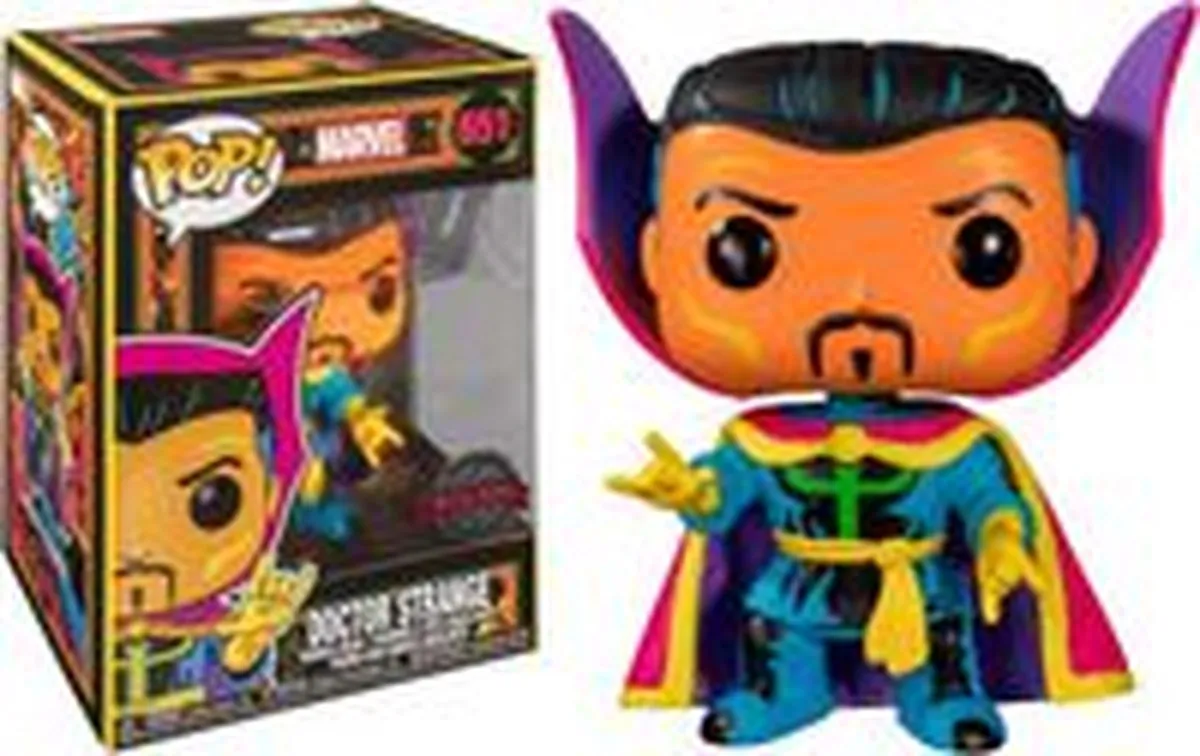 Funko Marvel Doctor Strange Black Light Pop! Figuur - 9cm