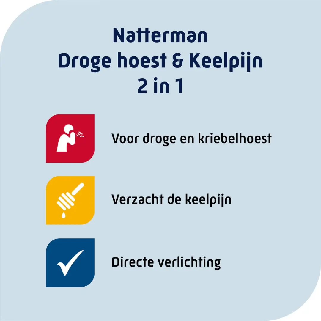 Natterman Droge Hoest & Keelpijn Siroop 150ml