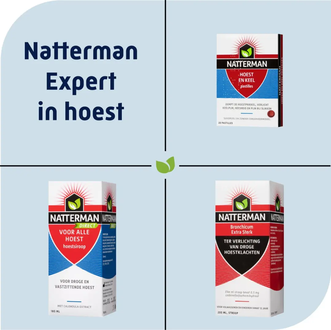 Natterman Droge Hoest & Keelpijn Siroop 150ml