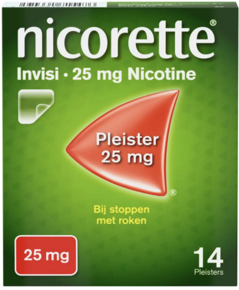 Nicorette Invisi Pleisters 25mg