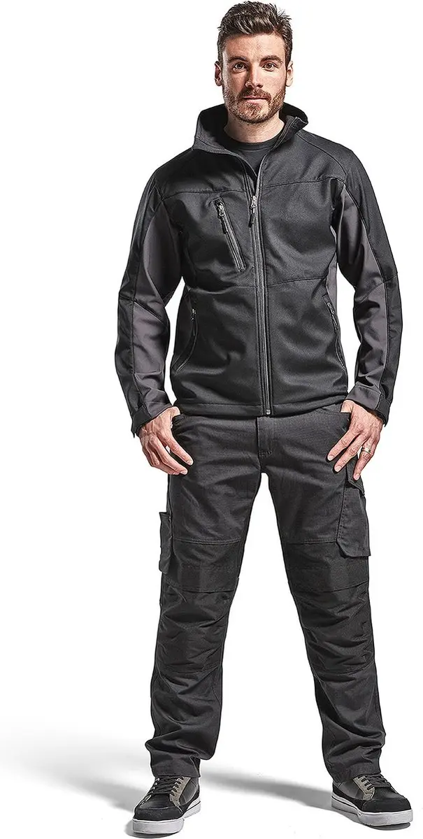 Blåkläder Softshell Jack 4950-2516 - Zwart/Grijs L