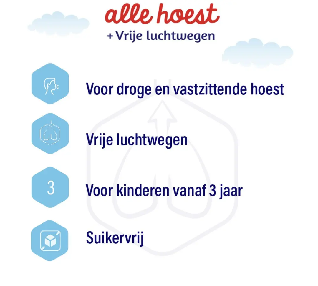 Dampo Kids Kindersiroop Alle Hoest + Vrije Luchtwegen 120ml - Suikervrij