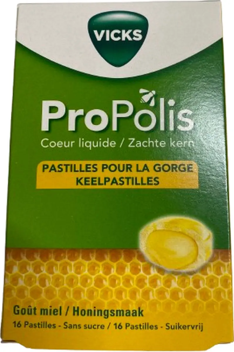 Vicks Propolis Zuigtabletten - 16 Stuks