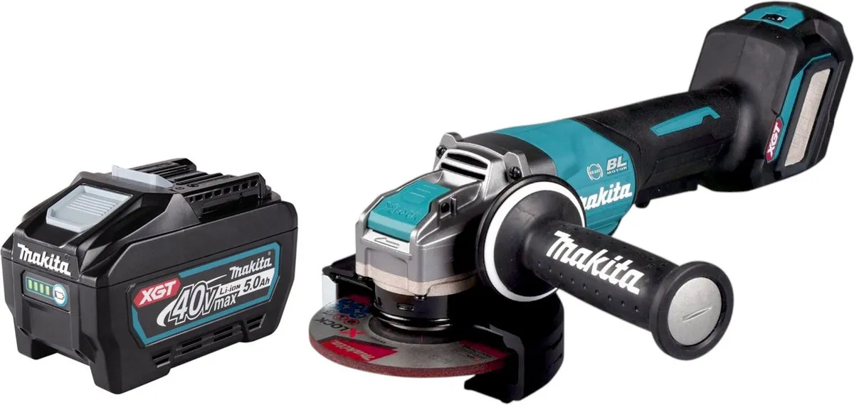 Makita GA044G Accu Haakse Slijper 125mm X-LOCK Brushless