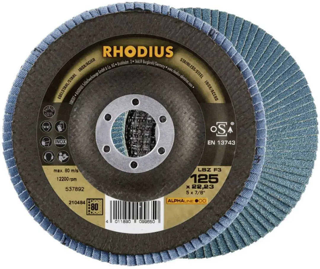 Rhodius 210484 LSZ F3 Lamellenschijf 125mm