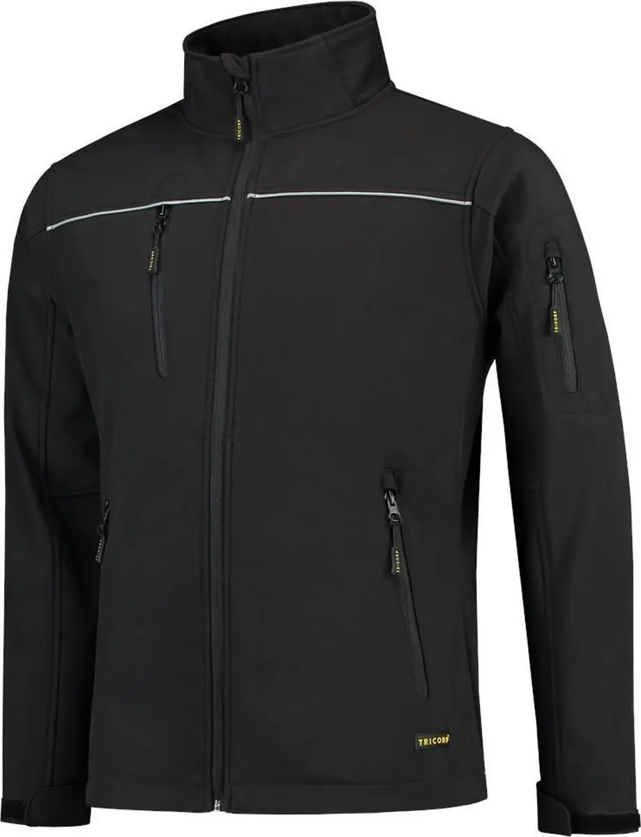 Tricorp Soft Shell Jack 402006 - Zwart - 5XL
