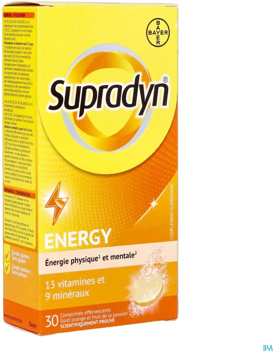 Supradyn Energy Bruistabletten - 30 Stuks