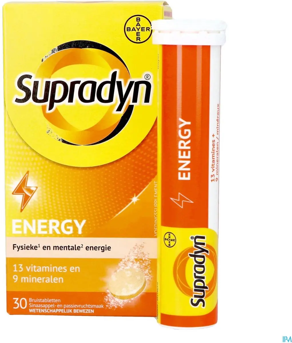 Supradyn Energy Bruistabletten - 30 Stuks