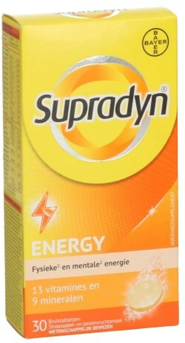 Supradyn Energy Bruistabletten - 30 Stuks