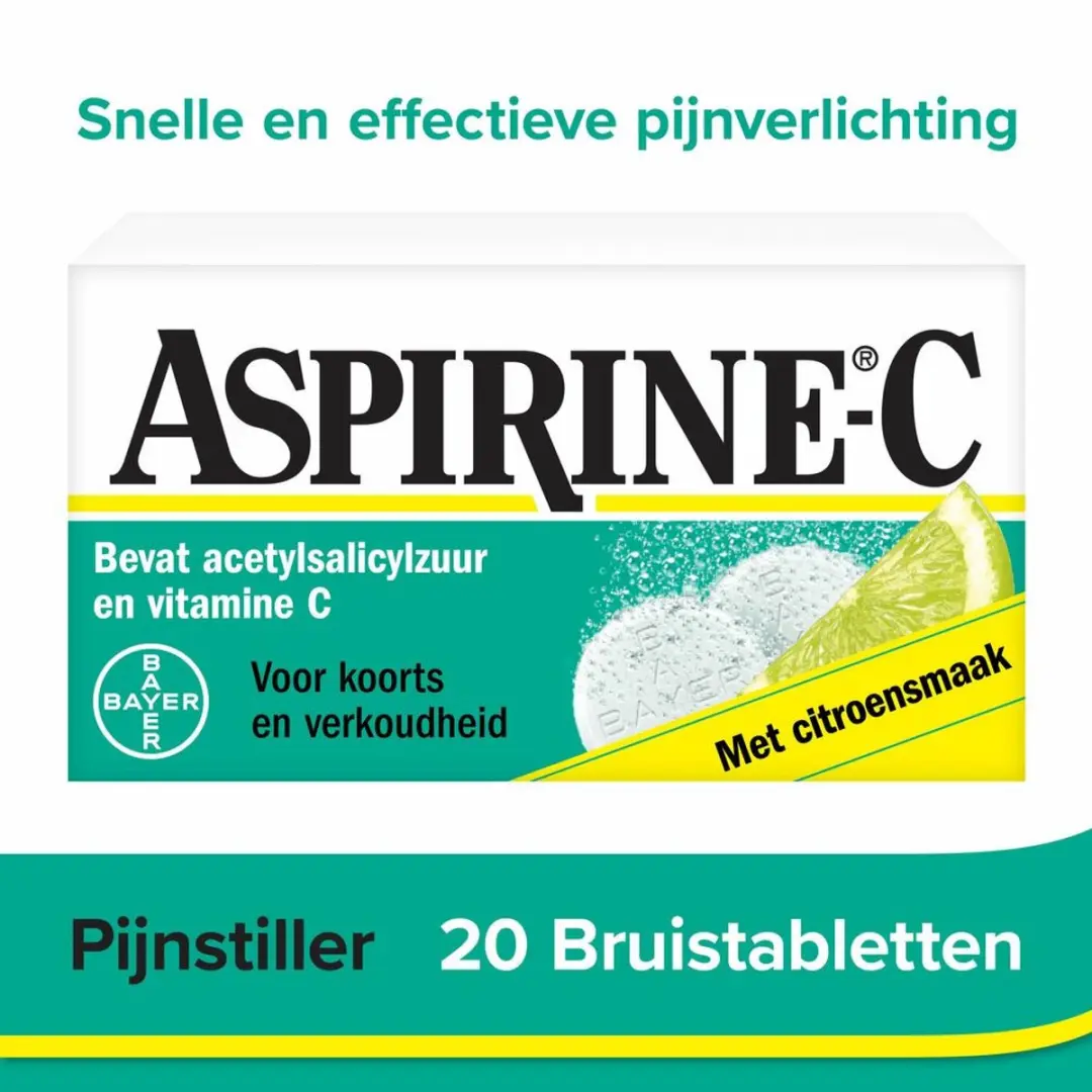 Aspirine C Bruistabletten - 20 Stuks