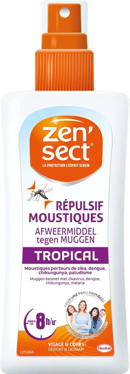 Zensect Skin Protect Lotion Tropical Muggenspray 100ml