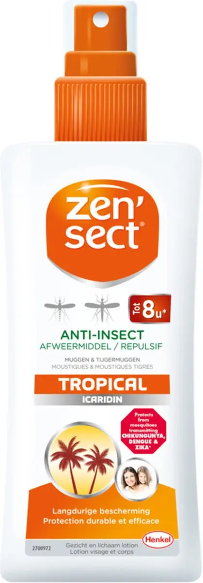 Zensect Skin Protect Lotion Tropical Muggenspray 100ml