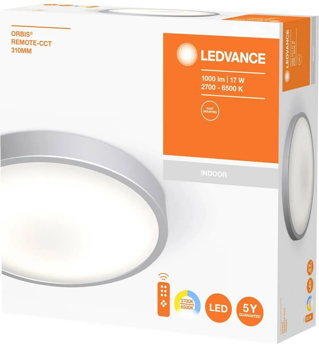LEDVANCE LED Armatuur 17W 1000lm - 2700K/6500K IP20