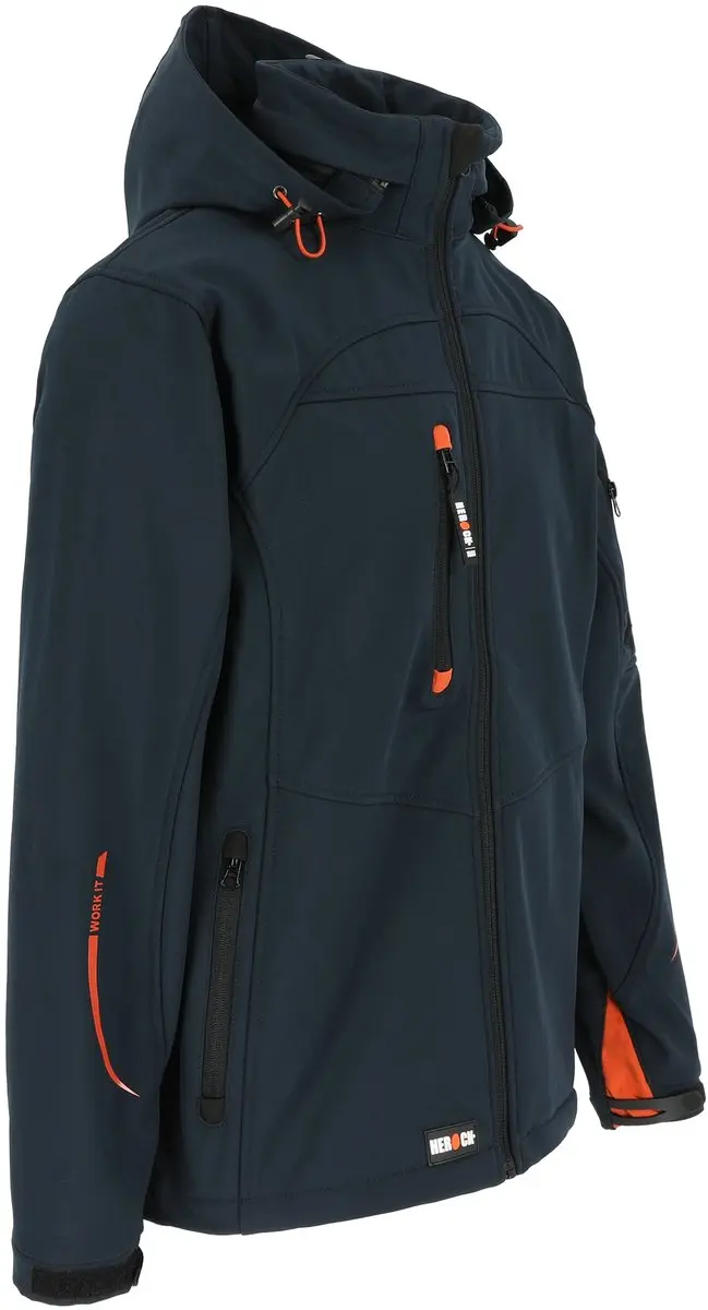 Herock Poseidon Softshell Werkjas - L - Oranje
