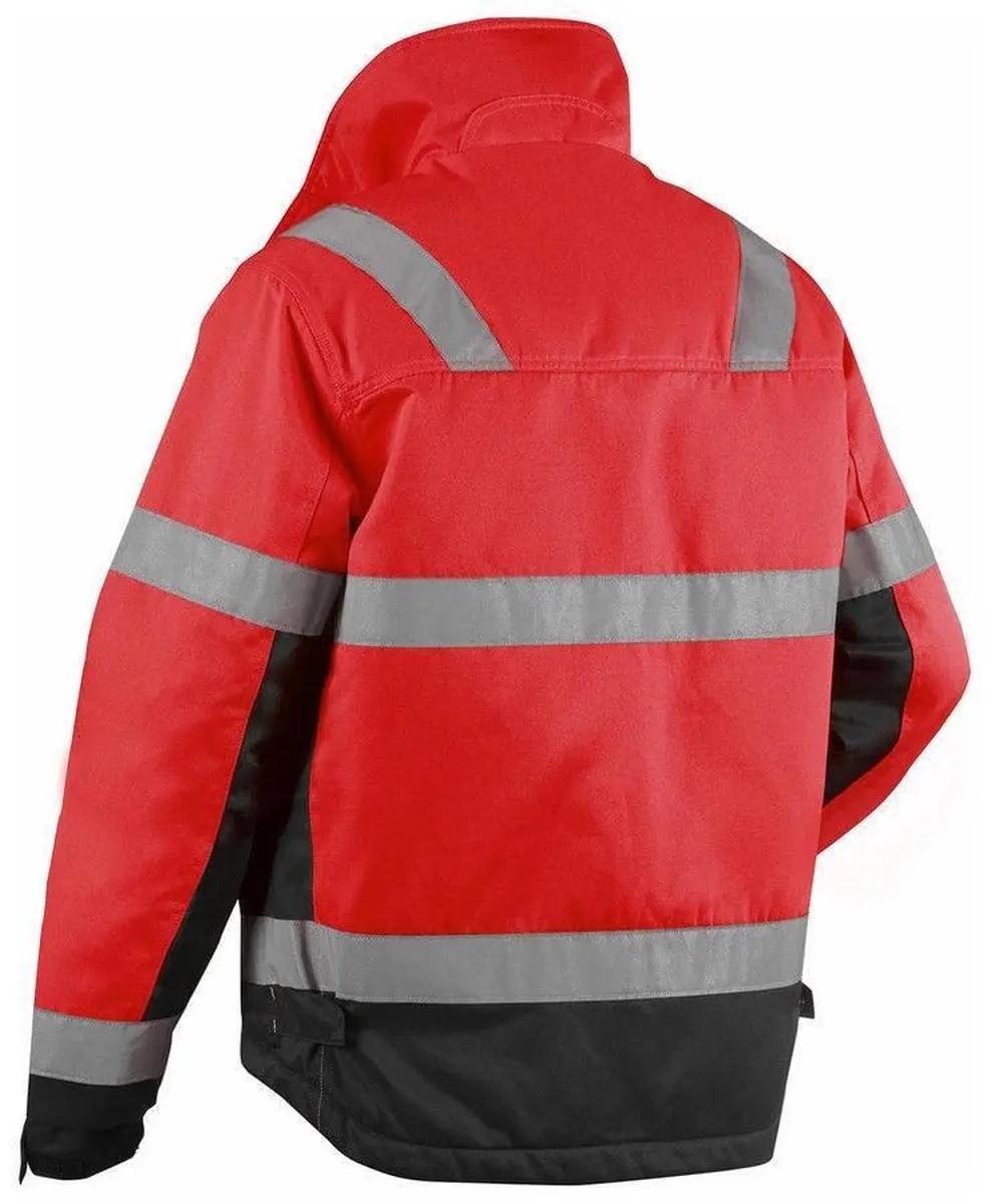 Blåkläder 4862-1811 Winterjas - High Vis Rood/Zwart - S