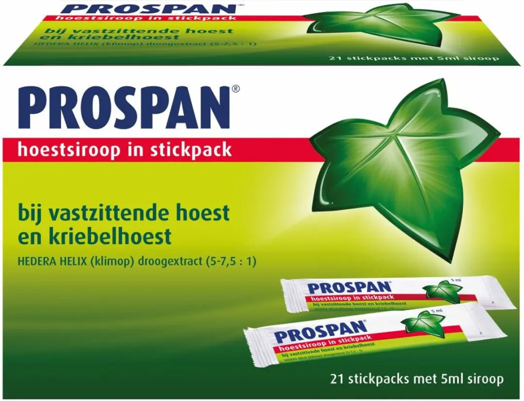 Prospan Hoestsiroop Sticks 21 Stuks