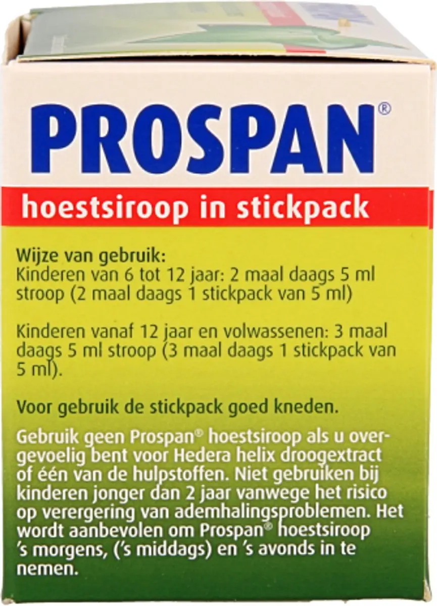 Prospan Hoestsiroop Sticks 21 Stuks