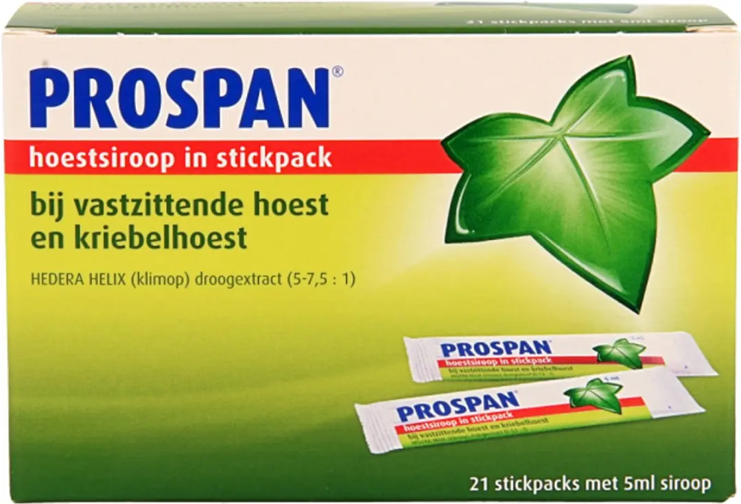 Prospan Hoestsiroop Sticks 21 Stuks