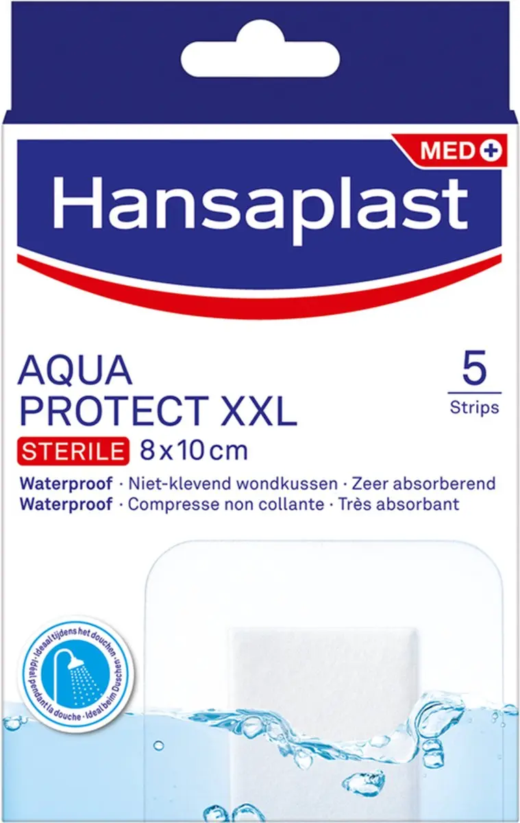 Hansaplast Aqua Protect XXL Pleisters 8x10cm