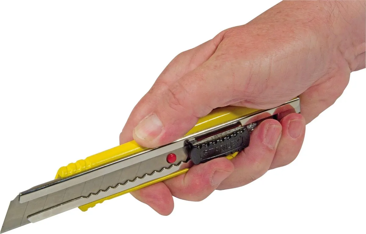 Stanley FatMax Afbreekmes Metaal 18mm - Zwart/Geel