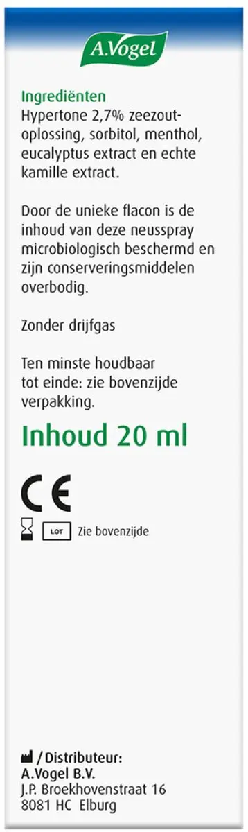 A.Vogel Cinuforce Neusspray Extra Sterk 20ml