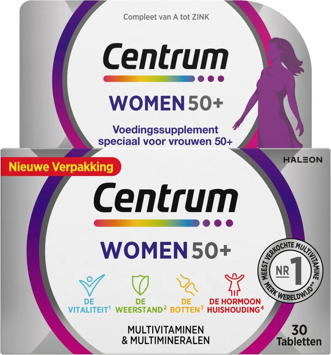 Centrum Women 50+ Multivitaminen 30 Stuks