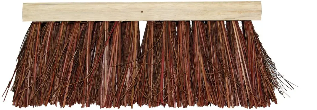 Talen Tools Straatbezem Natuurvezels 37cm - Houten steel 130cm