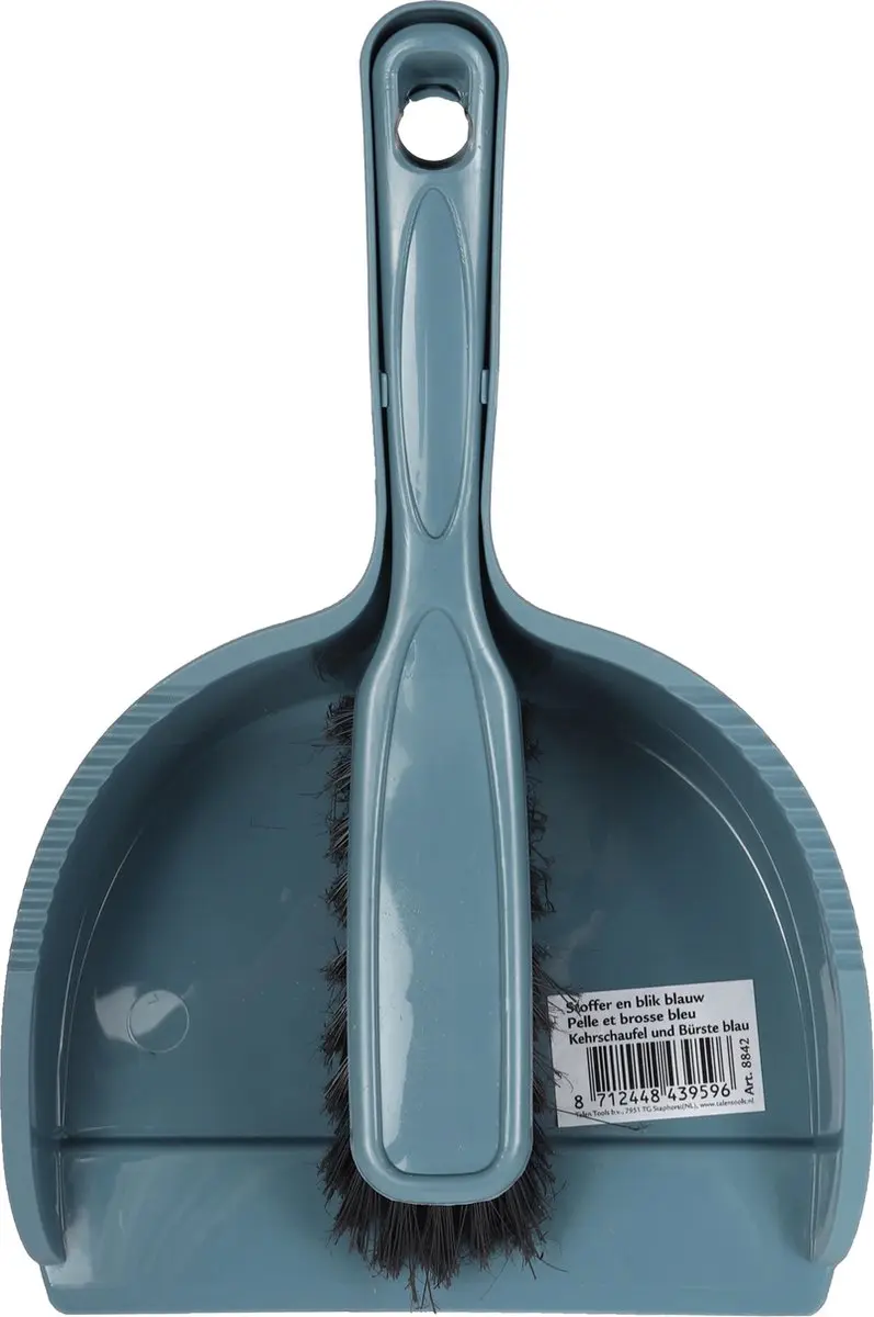 Talen Tools 8842 Stoffer en Blik - Blauw - Compact